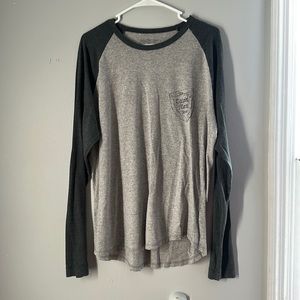 Calvin Klein original printing baseball tee style men’s long sleeve shirt
